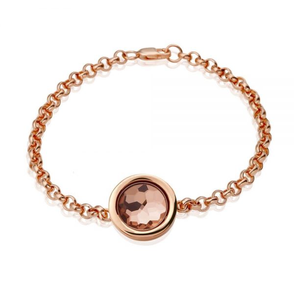 PULSERA PLATA ROSA