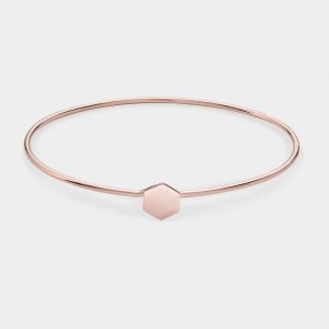 PULSERA CLUSE EN LATON ROSA IDYLLE HEXAGONO