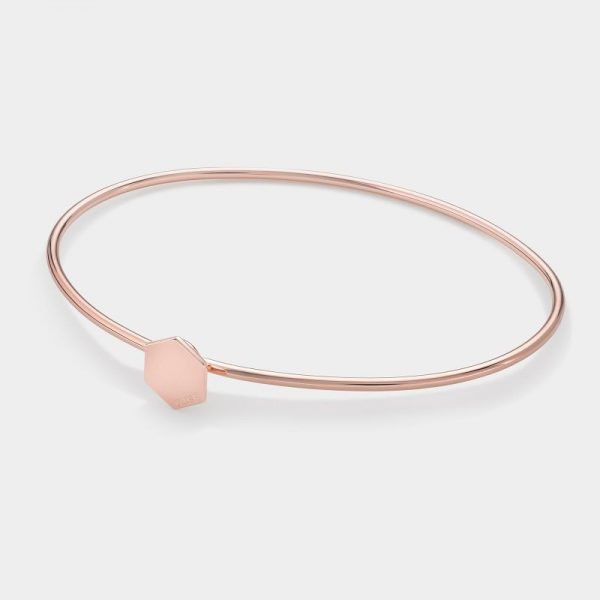 PULSERA CLUSE EN LATON ROSA IDYLLE HEXAGONO