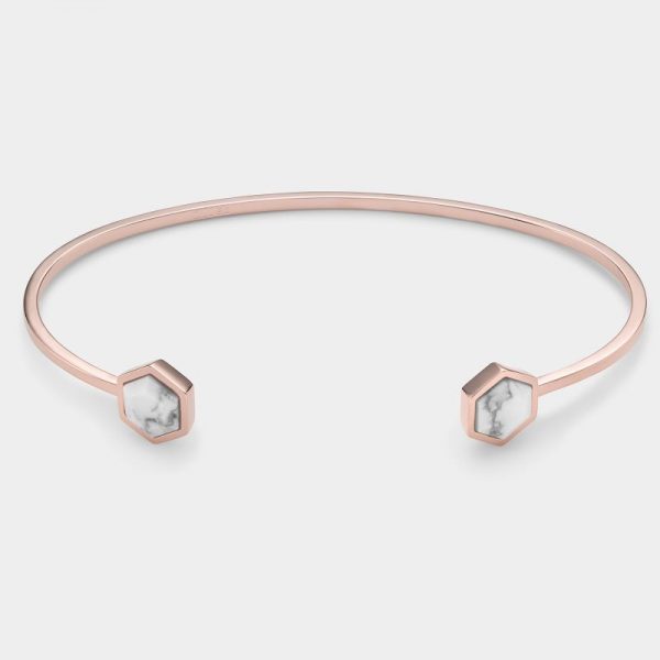 PULSERA CLUSE BRAZALETE ABIERTO IDYLLE ROSA