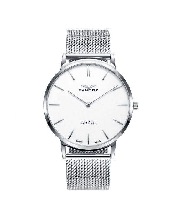 RELOJ SANDOZ HOMBRE CLASSIC SLIM MALLA MILANESA