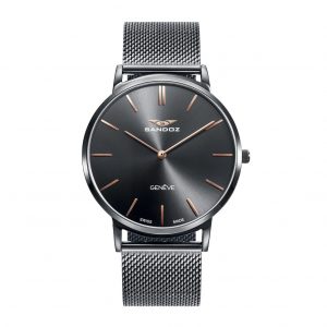 RELOJ SANDOZ HOMBRE CLASSIC MALLA MILANESA GRIS