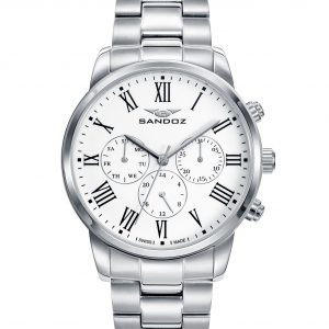 RELOJ SANDOZ HOMBRE COLECCION ELEGANT BLANCO