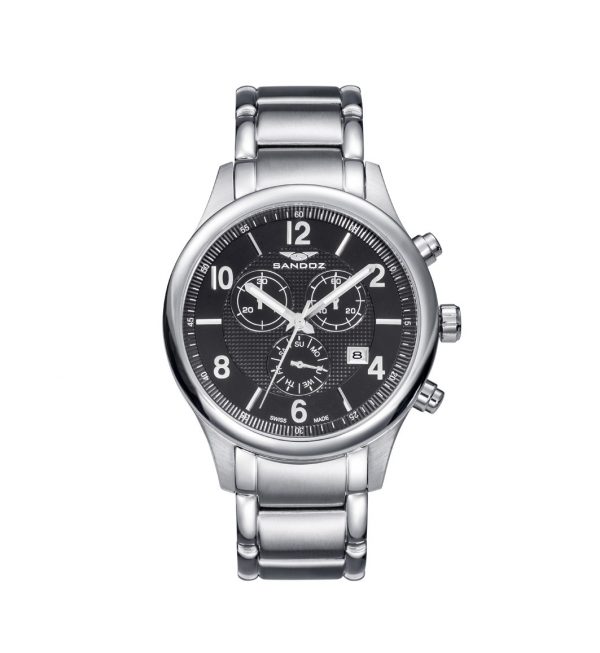 RELOJ SANDOZ HOMBRE COLECCION ELEGANT NEGRO