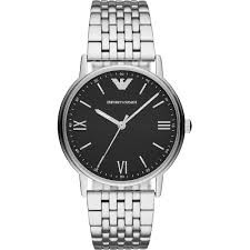 RELOJ EMPORIO ARMANI HOMBRE ACERO ESFERA NEGRA