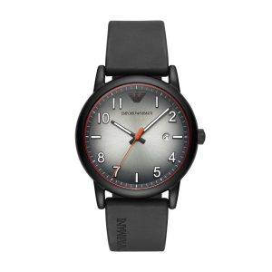 RELOJ EMPORIO ARMANI HOMBRE CORREA CUERO NEGRA